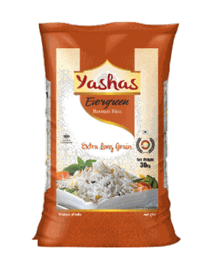 Yashas Evergreen Basmati rice pack