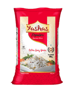 Yashas Popular Basmati rice pack