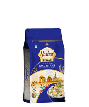 Yashas Royal Basmati rice pack