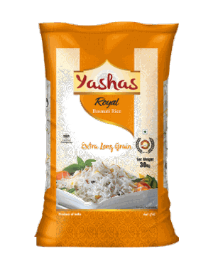 Yashas Royal Basmati rice pack