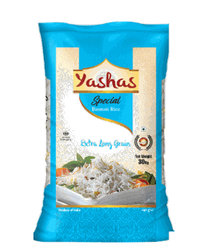 Yashas Special Basmati rice pack